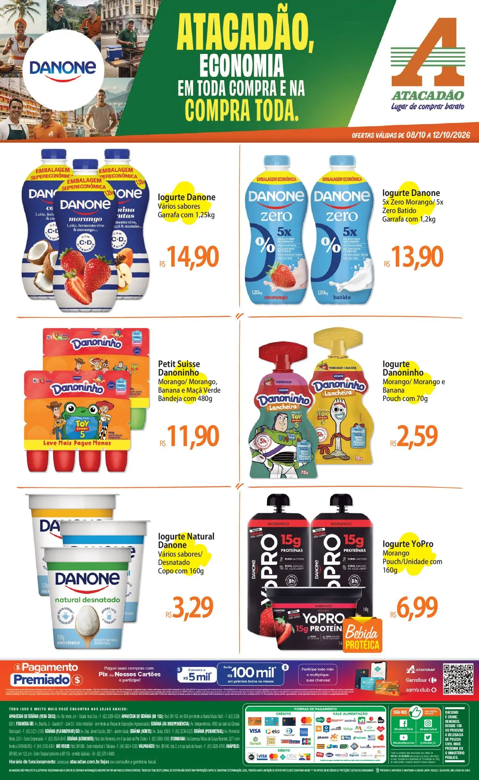 Pré-Visualização do folheto "Atacadão ofertas - GO" da loja Atacadão válido a partir de 08/10/2026
