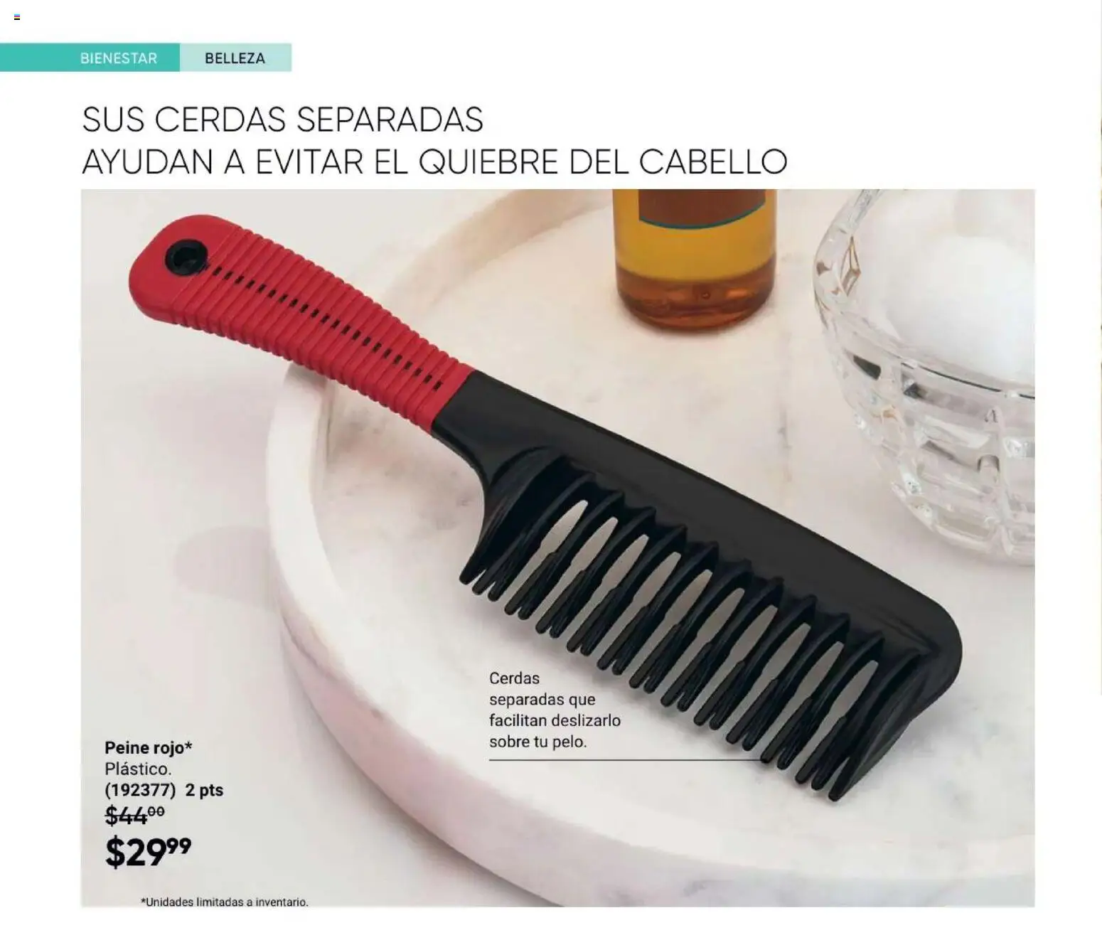 Vista previa las ofertas de la tienda AVON - AVON Casa & Estilo 12 2026 desde el 31/07/2026 - Sobre, Peine