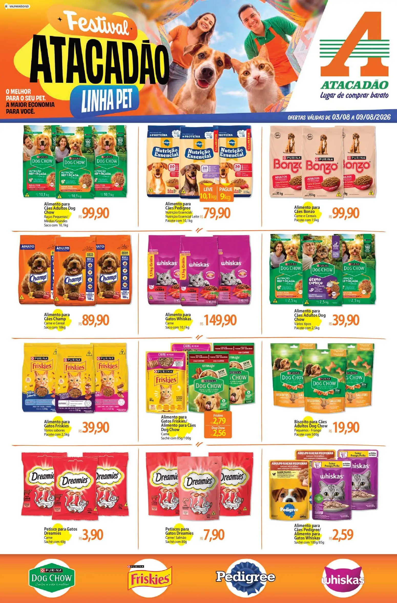Pré-Visualização do folheto "Atacadão ofertas - GO" da loja Atacadão válido a partir de 03/08/2026