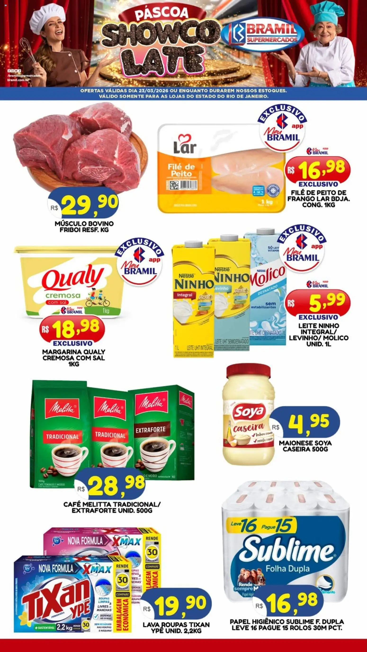 Bramil Supermercados Bramil Supermercados ofertas do Dia (de 23/03/2026 ...