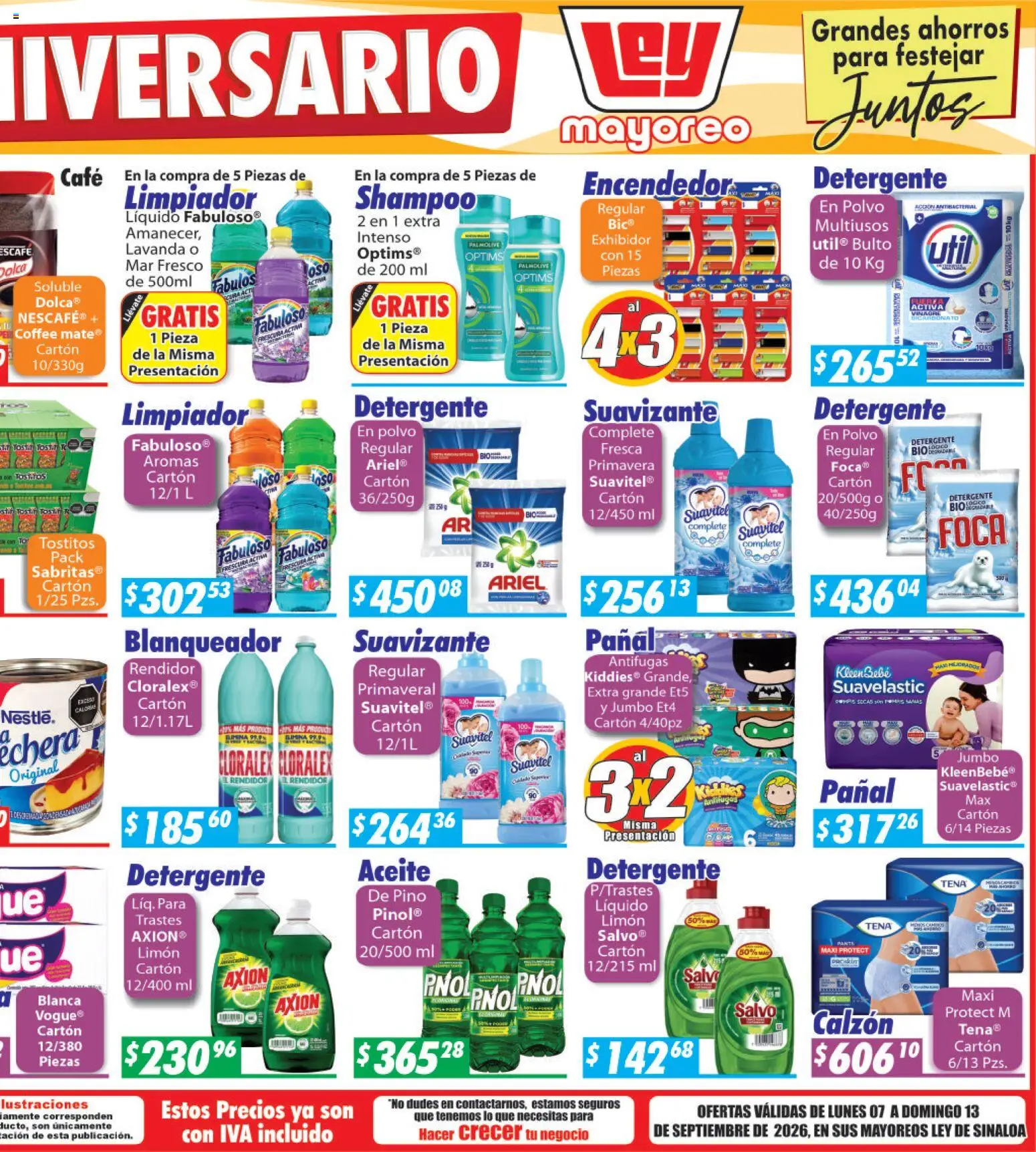 Vista previa las ofertas de la tienda Casa Ley - Casa Ley folleto Sinaloa desde el 07/09/2026 