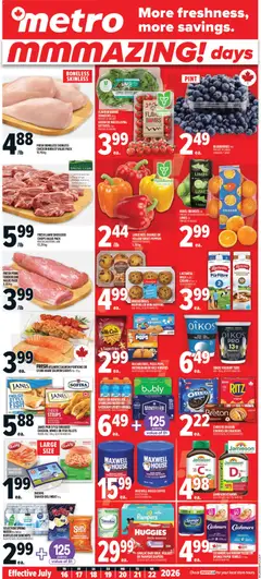 Preview of leaflet Metro weekly flyer - Alma from shop Metro is valid from Jul 16, 2026