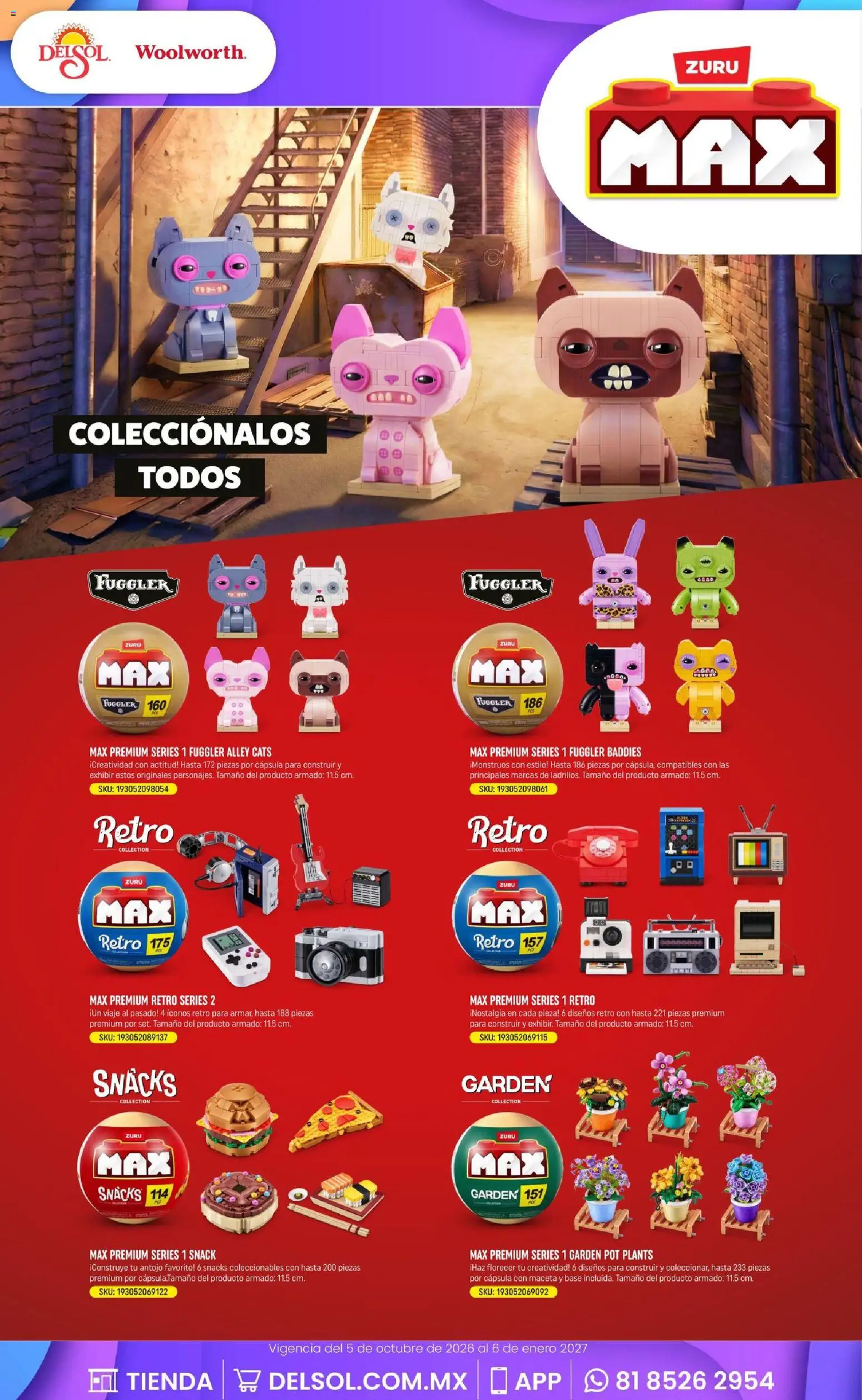 Vista previa las ofertas de la tienda Del Sol y Woolworth - Del Sol y Woolworth catálogo El Castillo del Juguete desde el 01/10/2026 - Snacks, Maceta