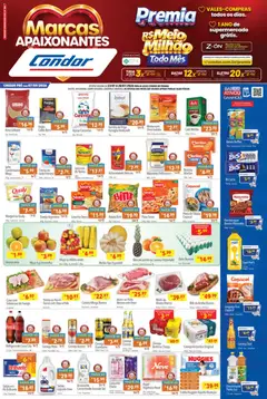 Pré-Visualização do folheto "Supermercados Condor ofertas Marcas Apaixonantes" da loja Supermercados Condor válido a partir de 23/07/2026