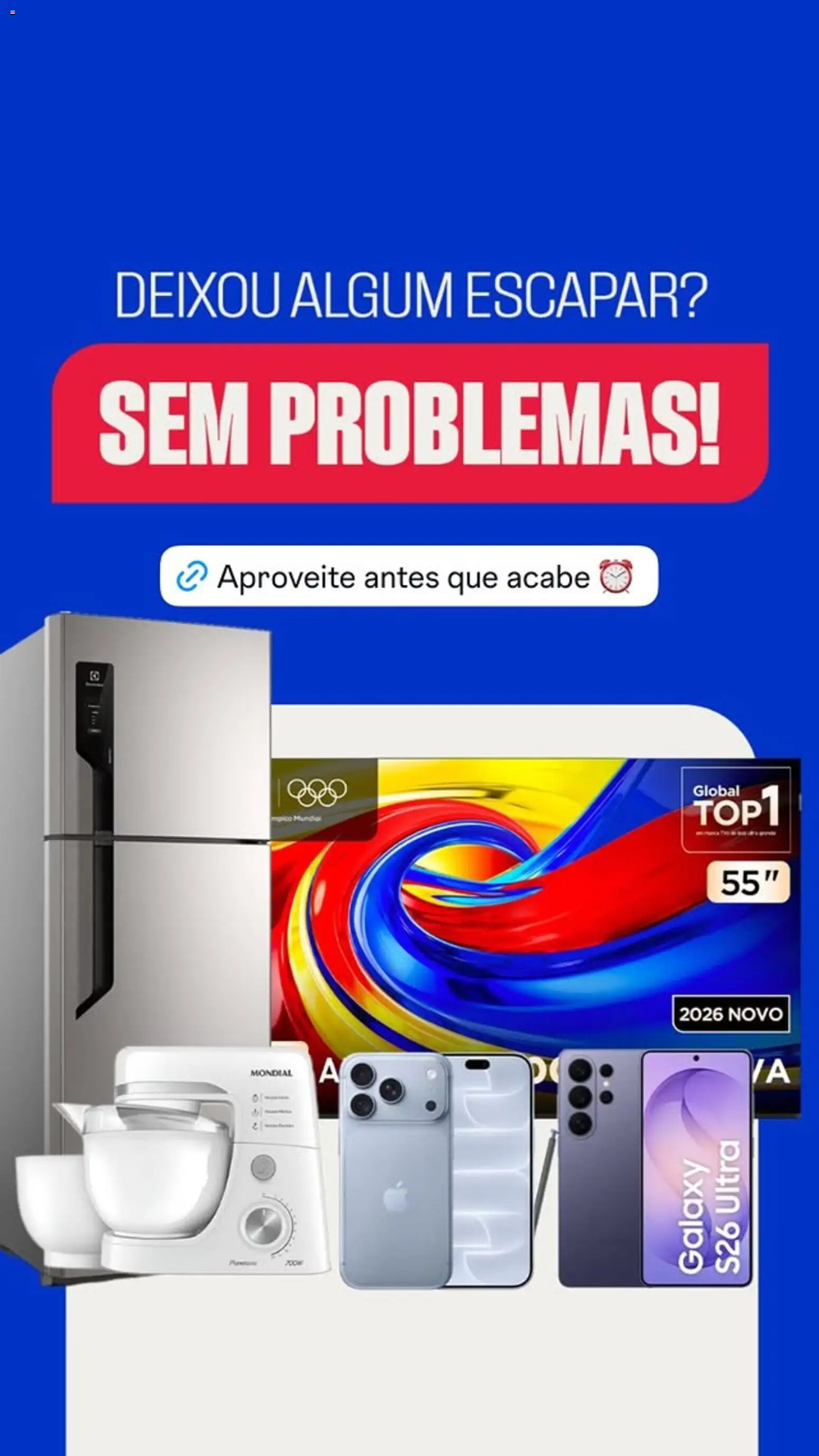 Pré-Visualização do folheto "Casas Bahia ofertas" da loja Casas Bahia válido a partir de 25/09/2026