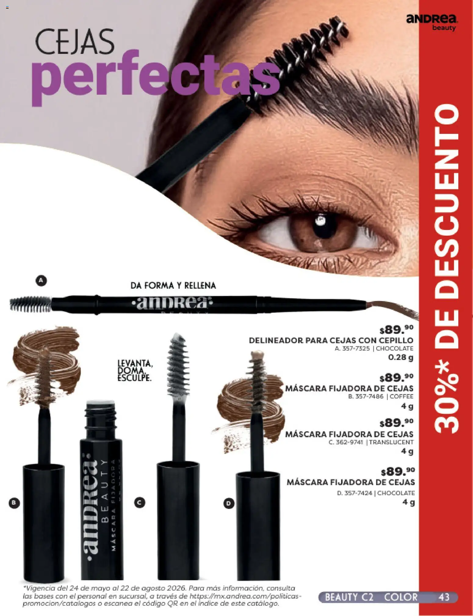 Vista previa las ofertas de la tienda Andrea - Andrea catálogo Beauty desde el 24/05/2026 