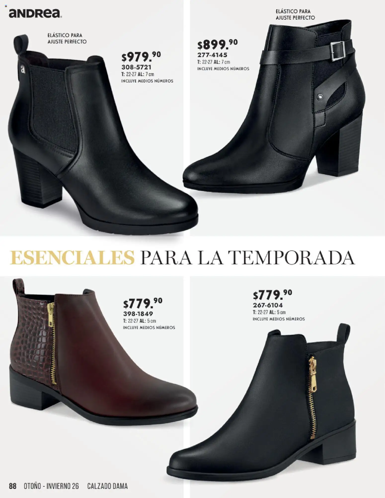 Vista previa las ofertas de la tienda Andrea - Andrea catálogo Otoño Invierno desde el 23/08/2026 