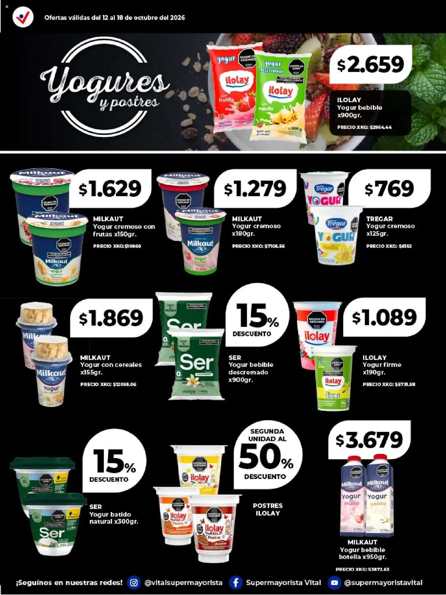 Vista previa del folleto de la tienda Vital válido desde el 12/10/2026 