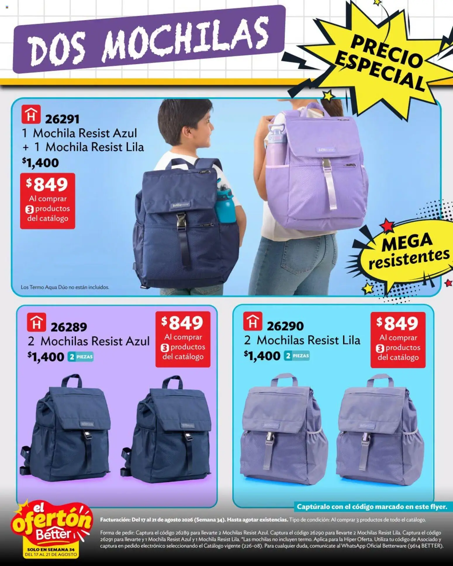 Vista previa las ofertas de la tienda Betterware - Betterware catálogo El Ofertón desde el 17/08/2026 