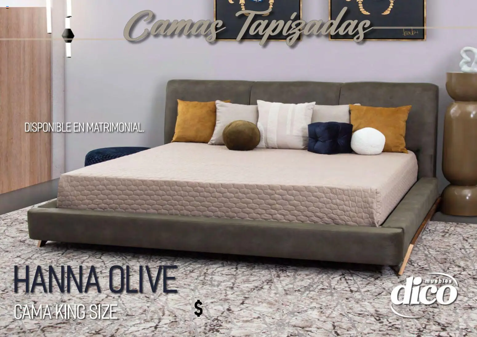 Vista previa las ofertas de la tienda Muebles Dico - Muebles Dico catálogo Camas tapizadas desde el 01/04/2026 