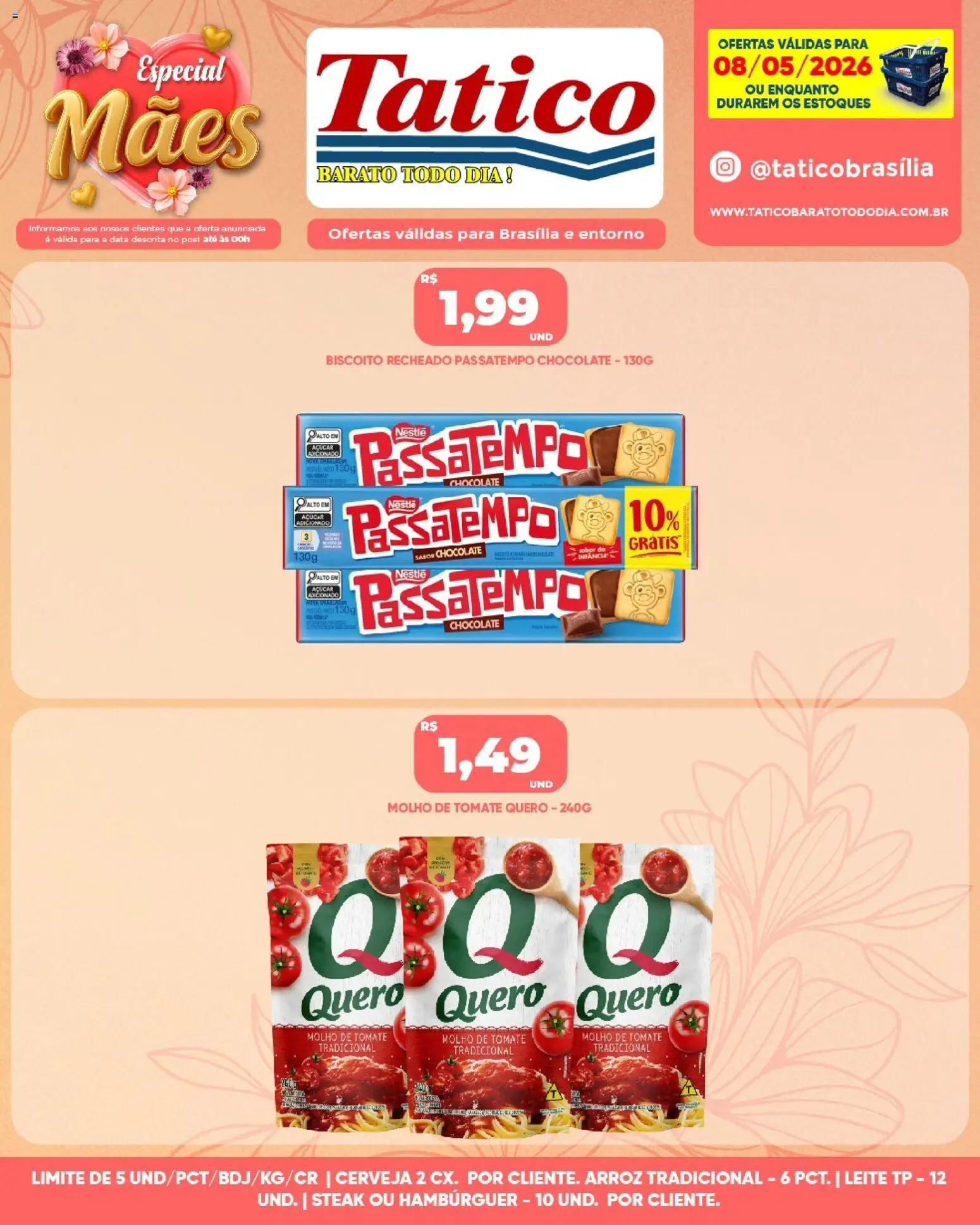 Pré-Visualização do folheto "Tatico ofertas do Dia" da loja Tatico válido a partir de 08/05/2026