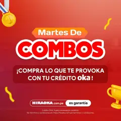 Vista previa de Catálogo Hiraoka - Martes De Combos de la tienda Hiraoka válido desde 02/06/2026