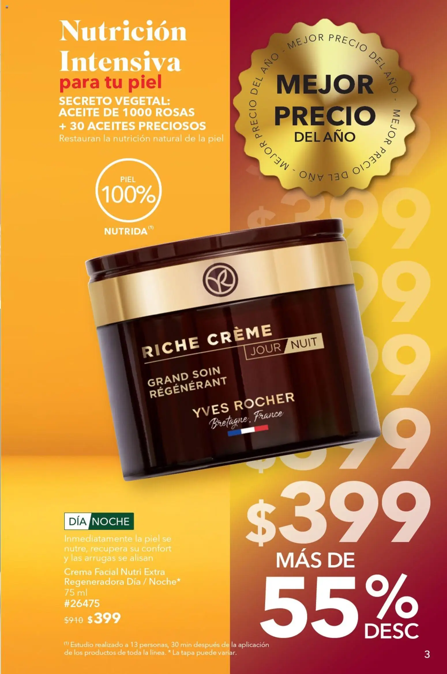 Vista previa las ofertas de la tienda Yves Rocher - Yves Rocher campaña 9 2026 desde el 23/06/2026 - Crema, Aceite, Crema facial