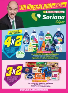Vista previa las ofertas de la tienda Soriana - Soriana Julio Regalado Súper Nacional desde el 26/06/2026 