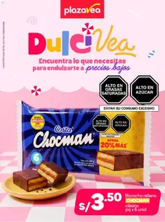 Vista previa de Catálogo Plaza Vea - Díptico Dulcivea 2 de la tienda Plaza Vea válido desde 06/08/2026
