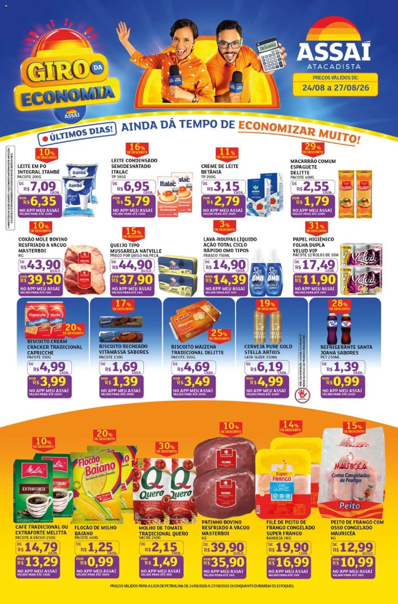 Pré-Visualização do folheto "Assaí Atacadista ofertas - PE" da loja Assaí Atacadista válido a partir de 24/08/2026
