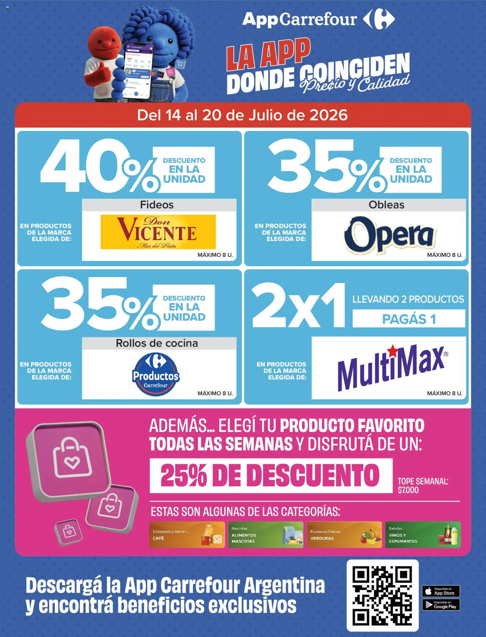 Vista previa del folleto de la tienda Carrefour válido desde el 14/07/2026 