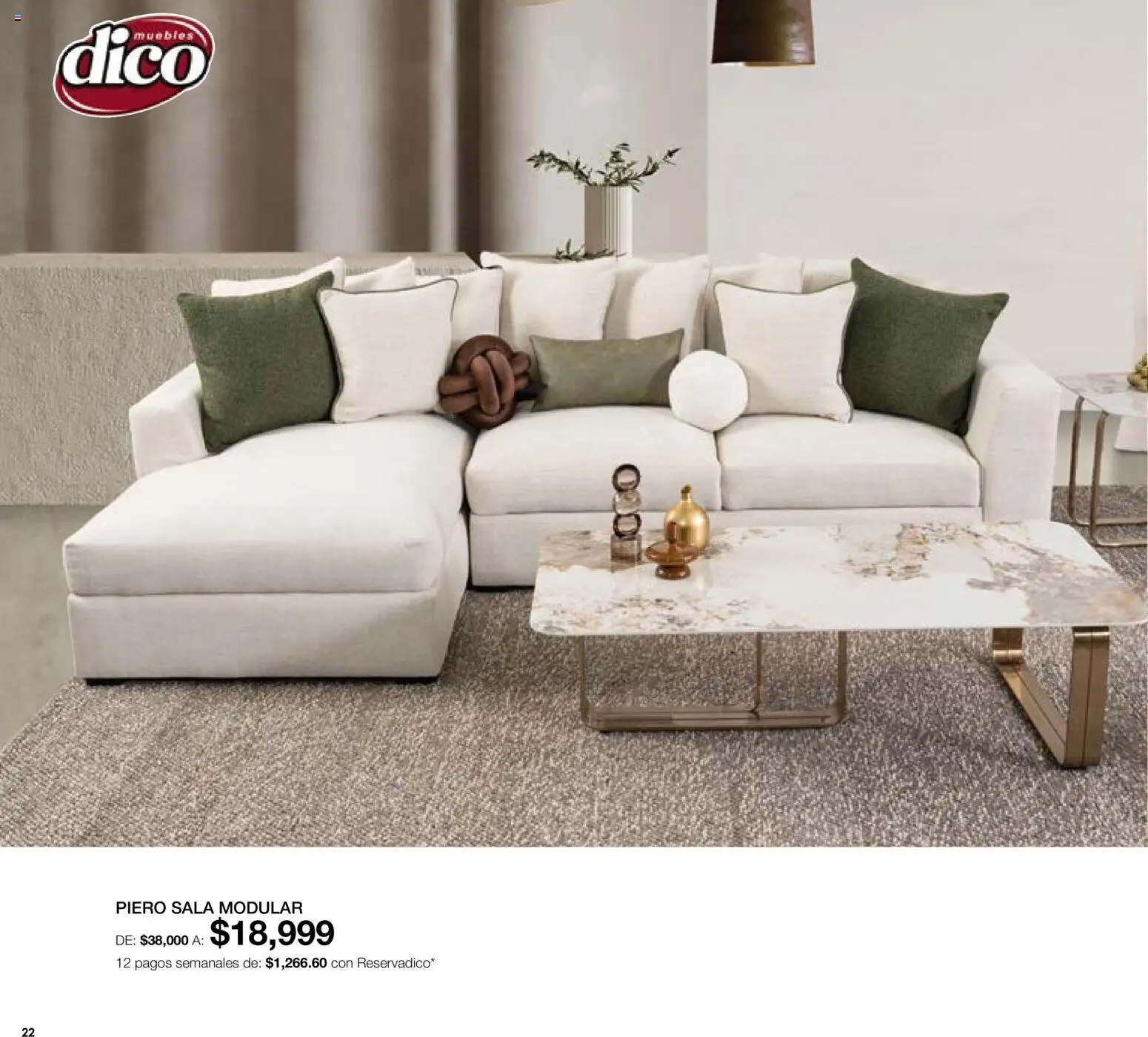 Vista previa las ofertas de la tienda Muebles Dico - Muebles Dico catálogo desde el 01/08/2026 - Sala, Sala modular, Modular