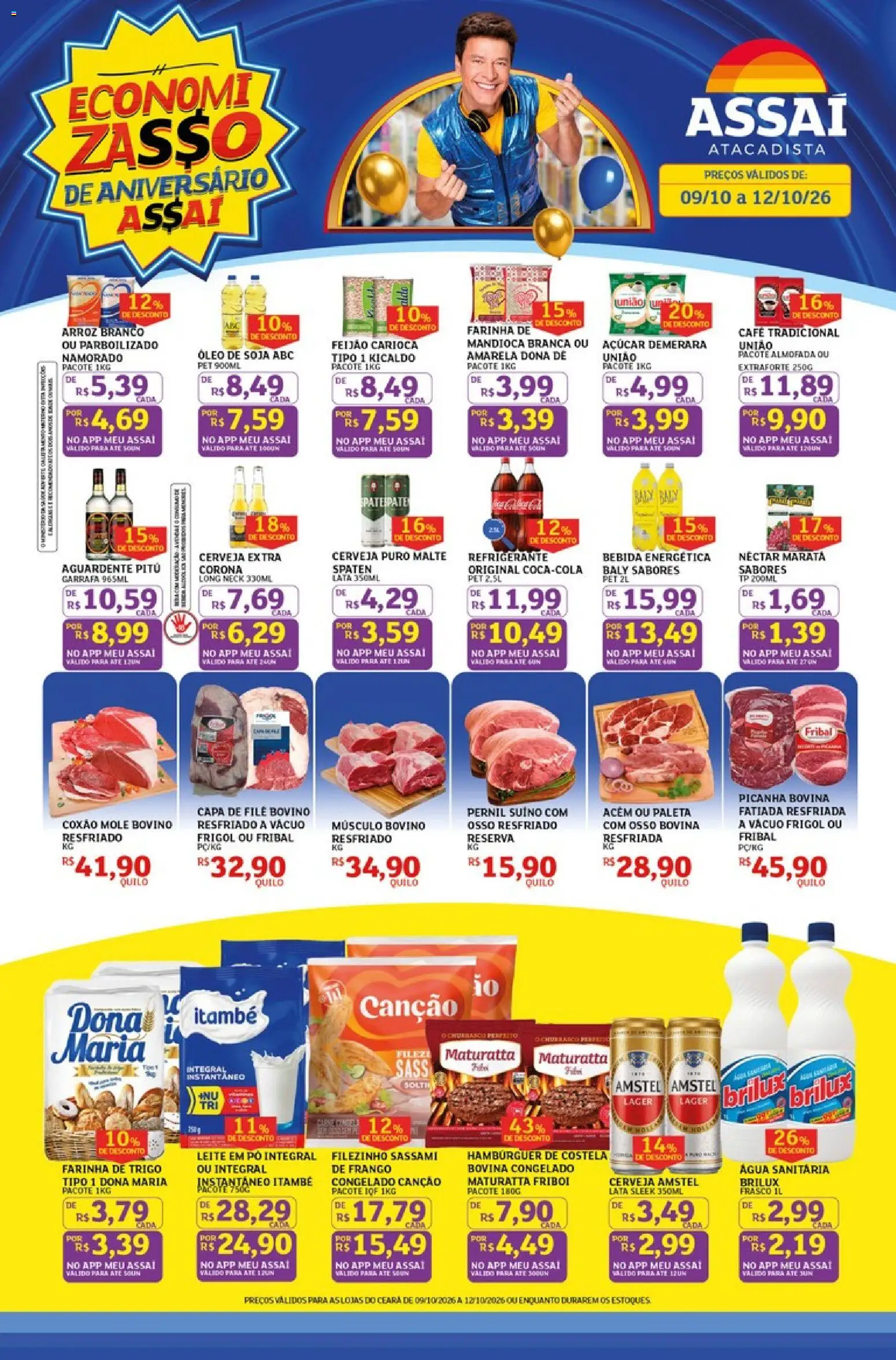 Pré-Visualização do folheto "Assaí Atacadista ofertas - CE" da loja Assaí Atacadista válido a partir de 09/10/2026