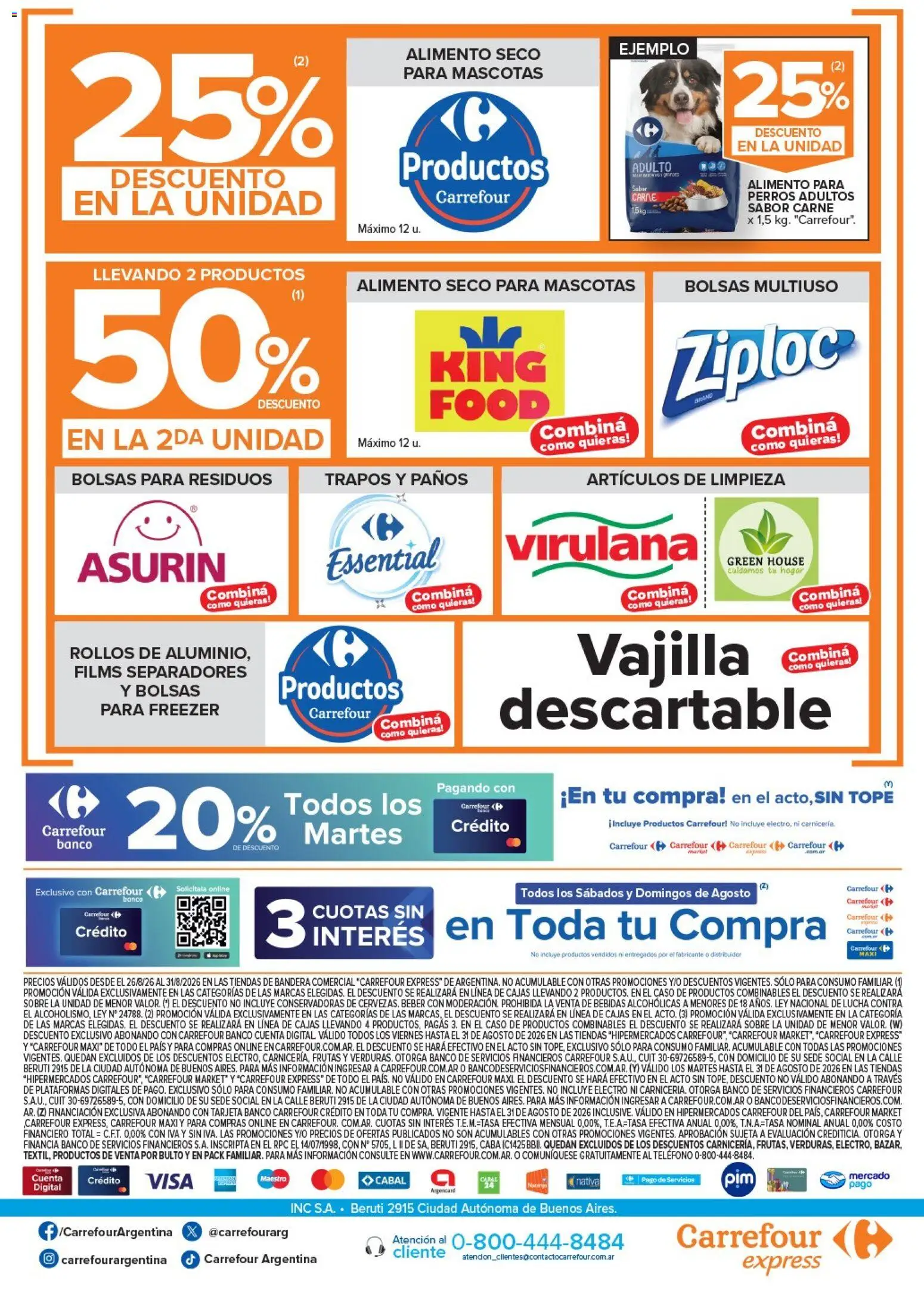 Vista previa del folleto de la tienda Carrefour válido desde el 26/08/2026 