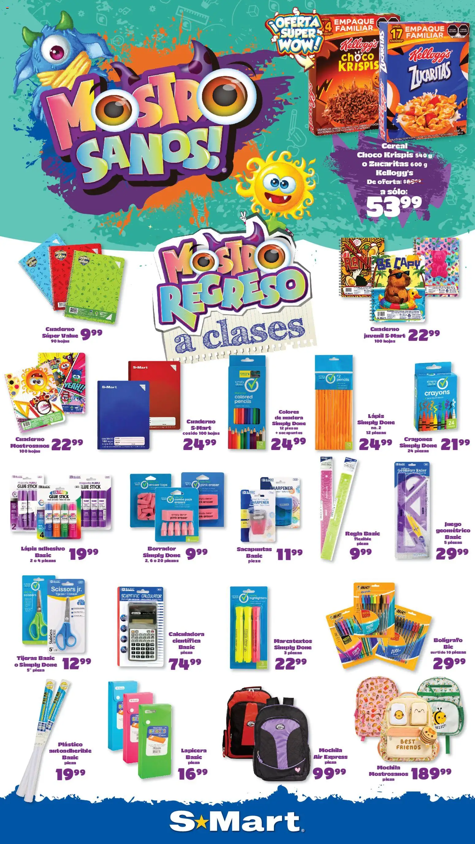 Vista previa las ofertas de la tienda S-Mart - S-Mart folleto Ofertas de feria Juárez desde el 25/08/2026 