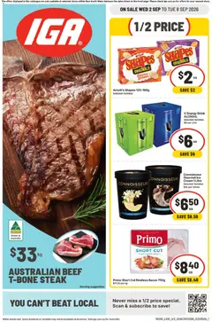 Preview of catalogue IGA catalogue Eveleigh from shop IGA valid 02/09/2026