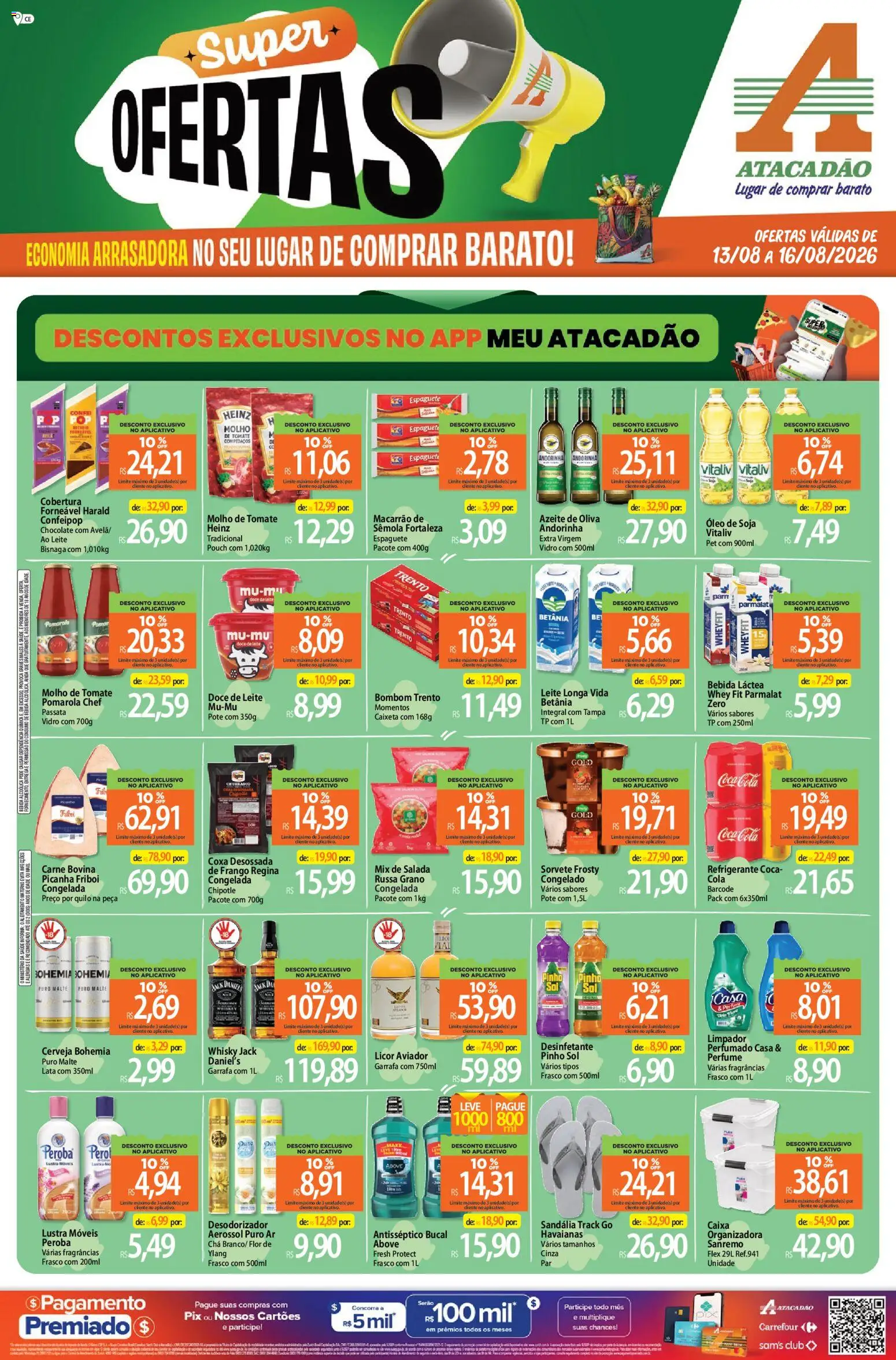 Pré-Visualização do folheto "Atacadão ofertas - CE" da loja Atacadão válido a partir de 13/08/2026