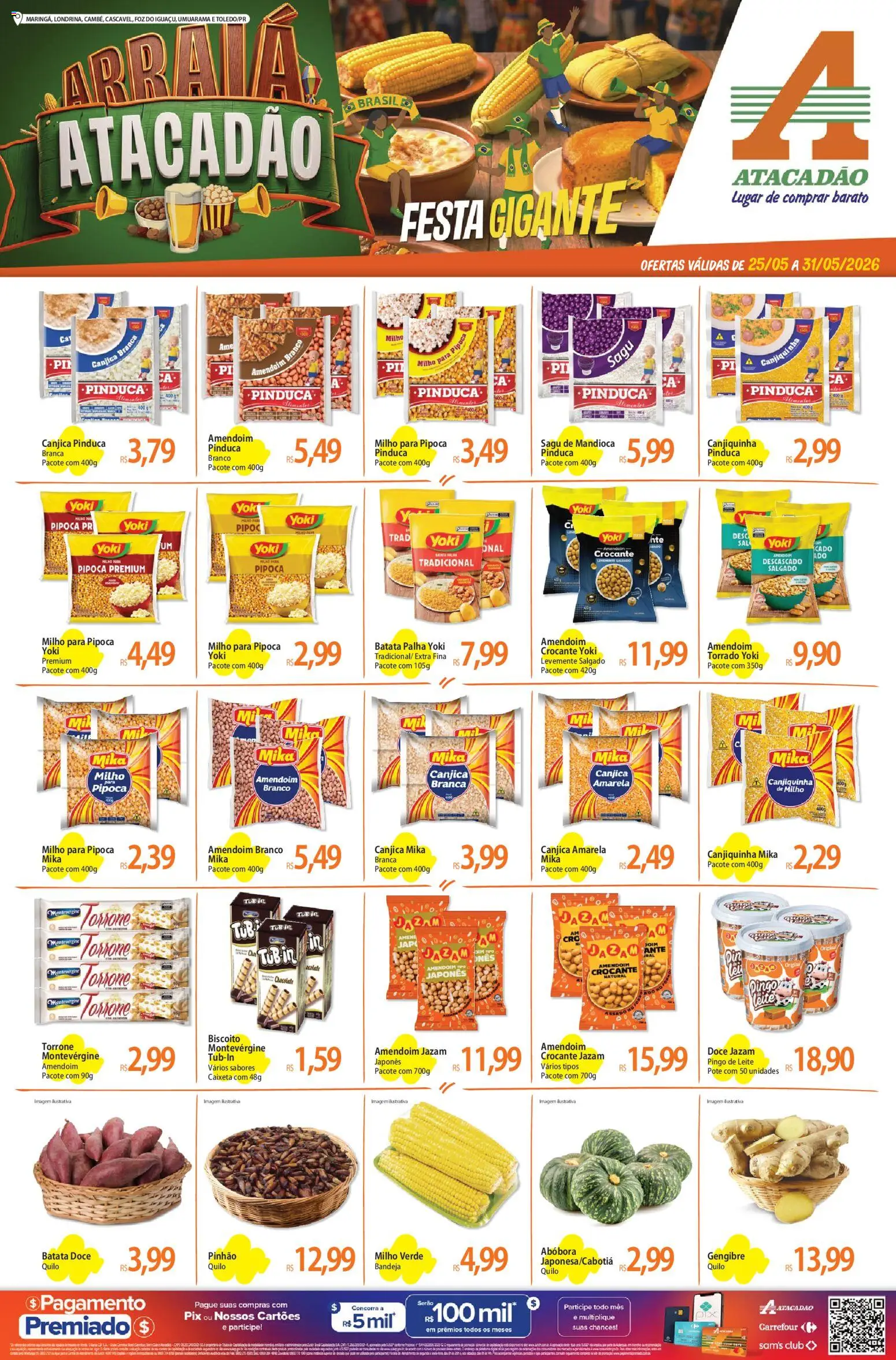 Pré-Visualização do folheto "Atacadão ofertas - PR" da loja Atacadão válido a partir de 25/05/2026