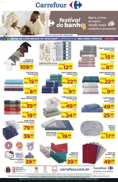 Pré-Visualização do folheto "Carrefour ofertas Festival do Banho" da loja Carrefour válido a partir de 08/05/2026