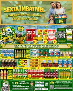 Pré-Visualização do folheto "Supermercado Padrão ofertas Sexta Imbatível" da loja Supermercado Padrão válido a partir de 03/07/2026