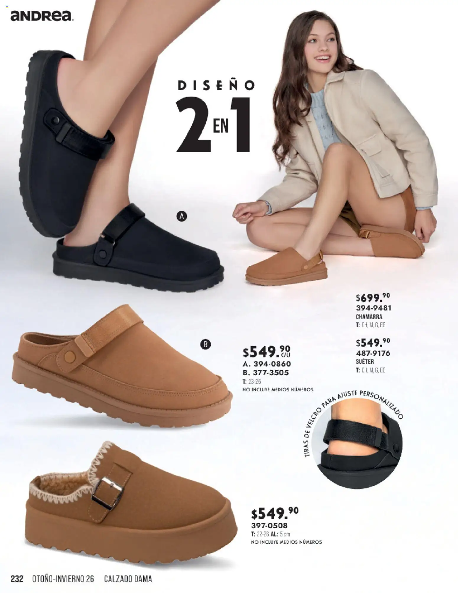 Vista previa las ofertas de la tienda Andrea - Andrea catálogo Otoño Invierno desde el 23/08/2026 