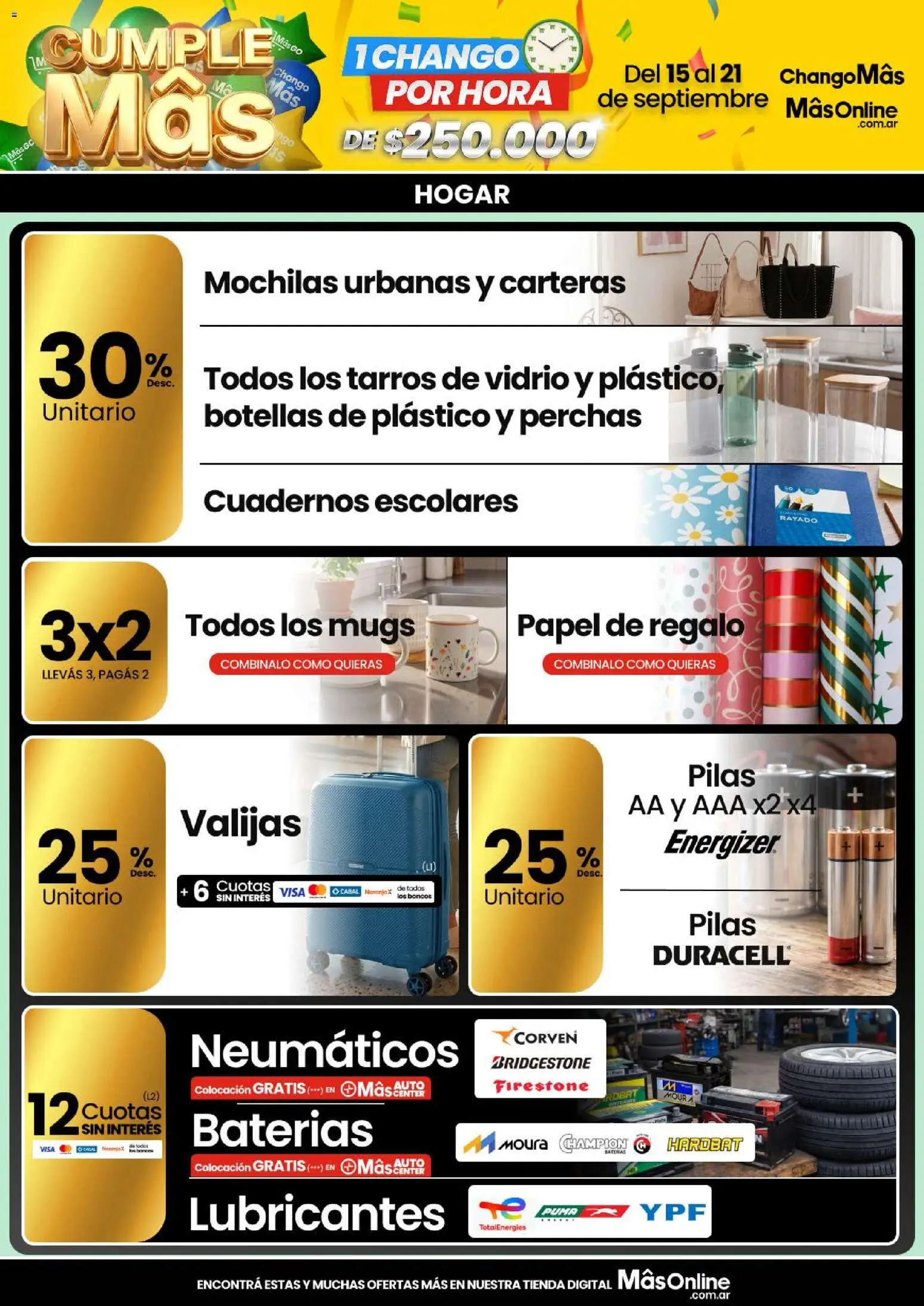 Vista previa del folleto de la tienda Changomas válido desde el 15/09/2026 
