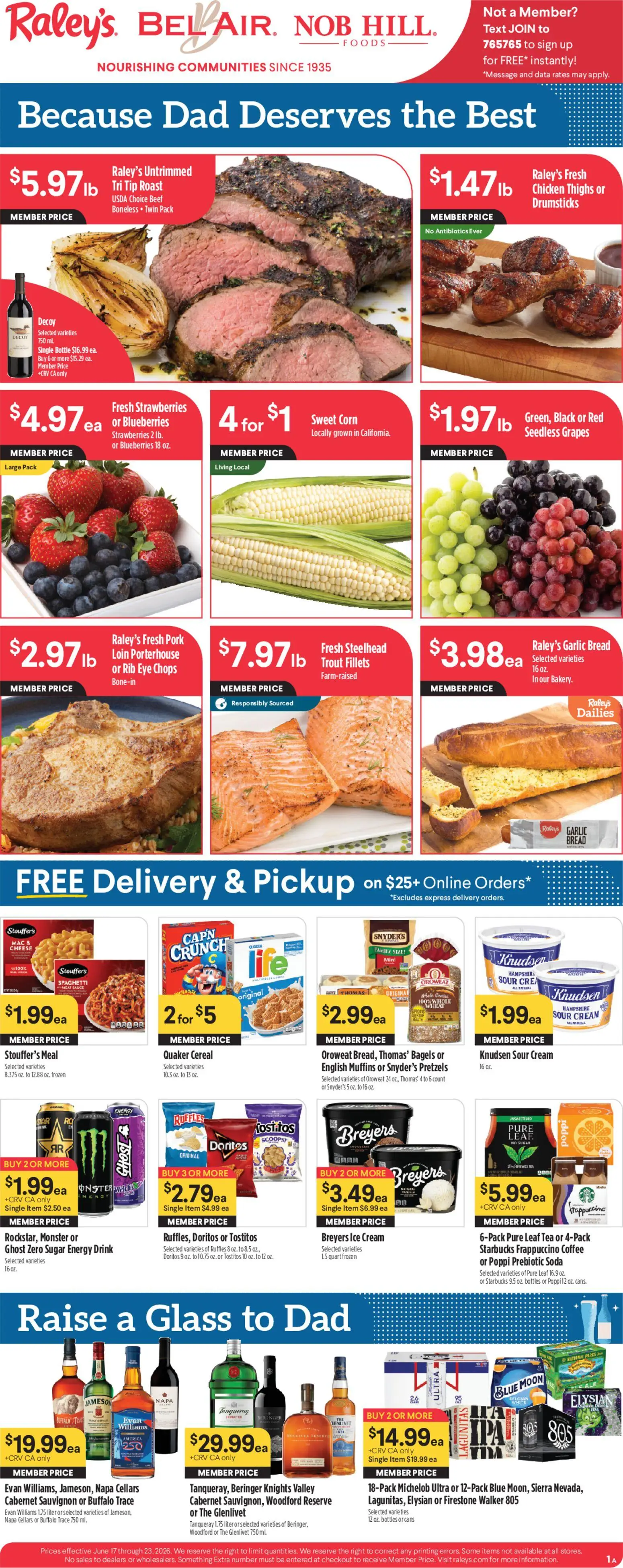Raley's Weekly Ad from 06/17/2026 >> Flyer
