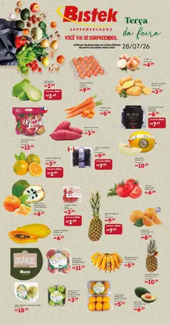 Pré-Visualização do folheto "Bistek Supermercados ofertas Hortifruti" da loja Bistek Supermercados válido a partir de 28/07/2026