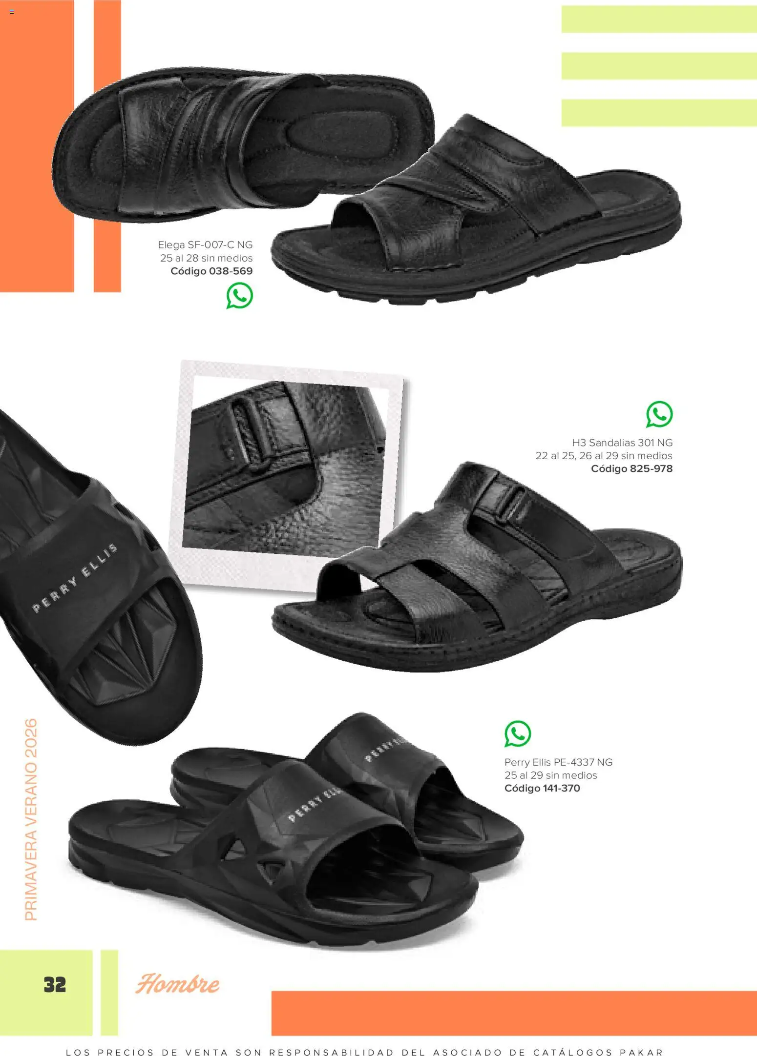 Vista previa las ofertas de la tienda SC Pakar - Catálogo Hombre desde el 30/01/2026 - Sandalias