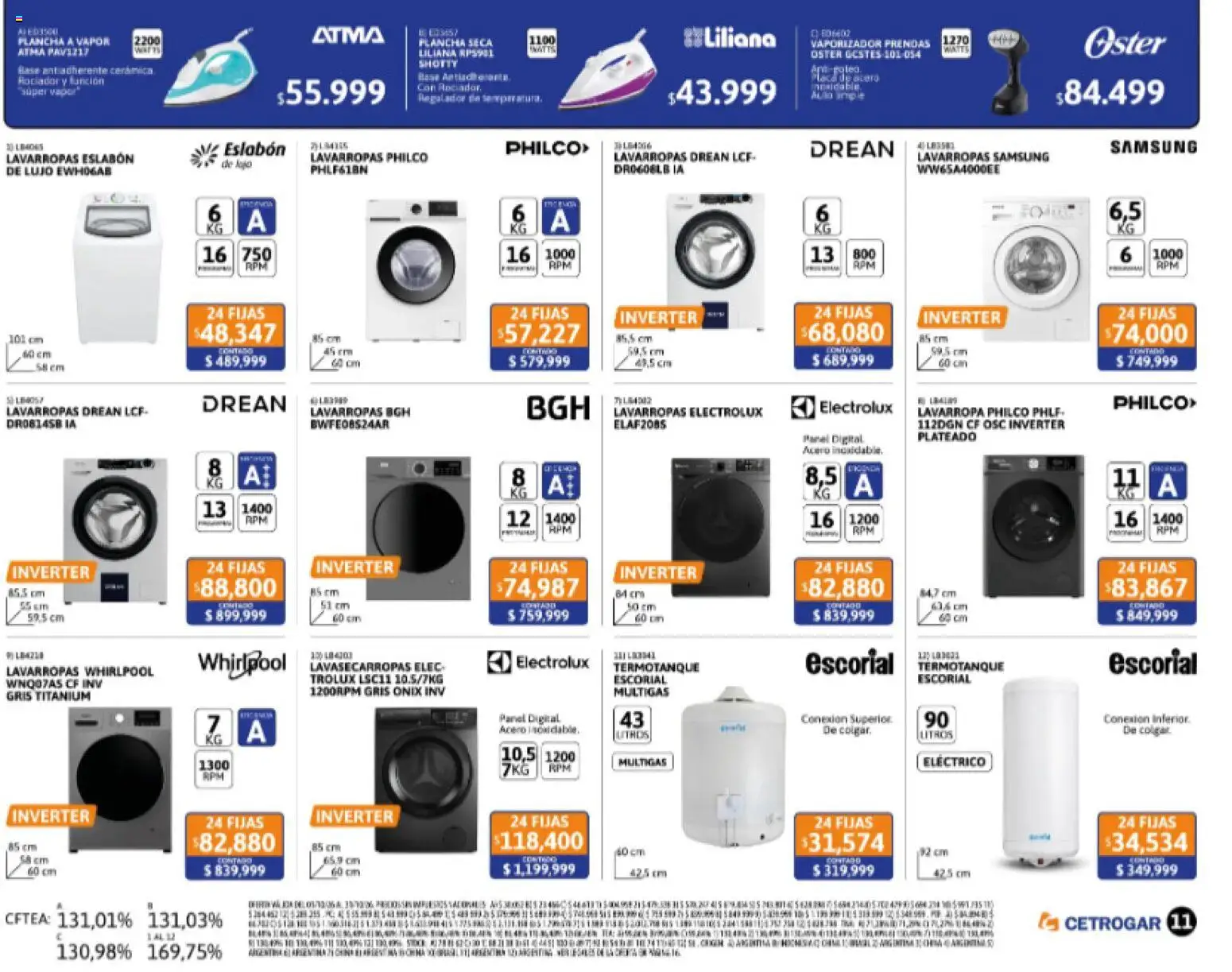 Vista previa del folleto de la tienda Cetrogar válido desde el 01/10/2026 
