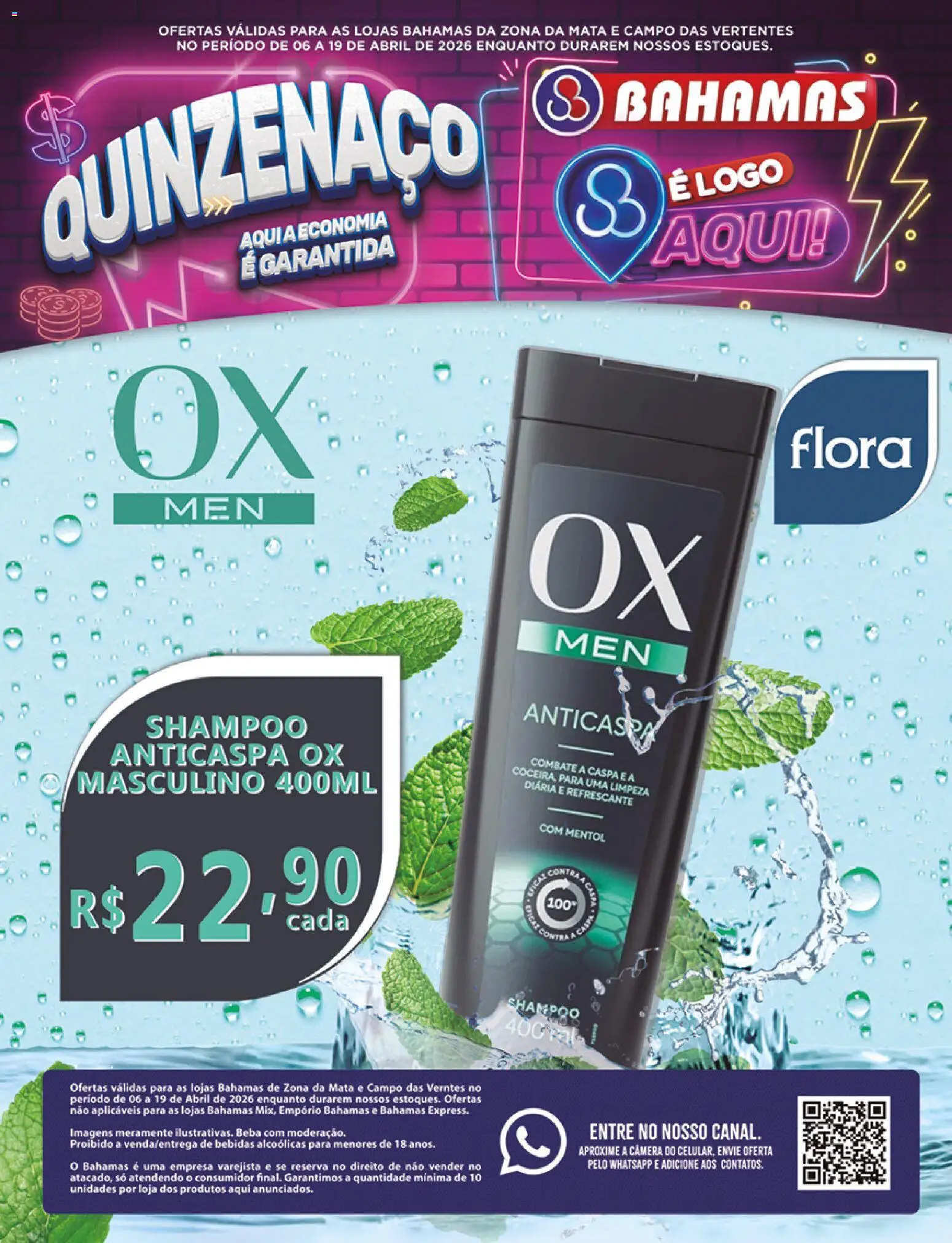 Pré-Visualização do folheto "Bahamas Supermercados ofertas da Quinzena" da loja Bahamas Supermercados válido a partir de 06/04/2026