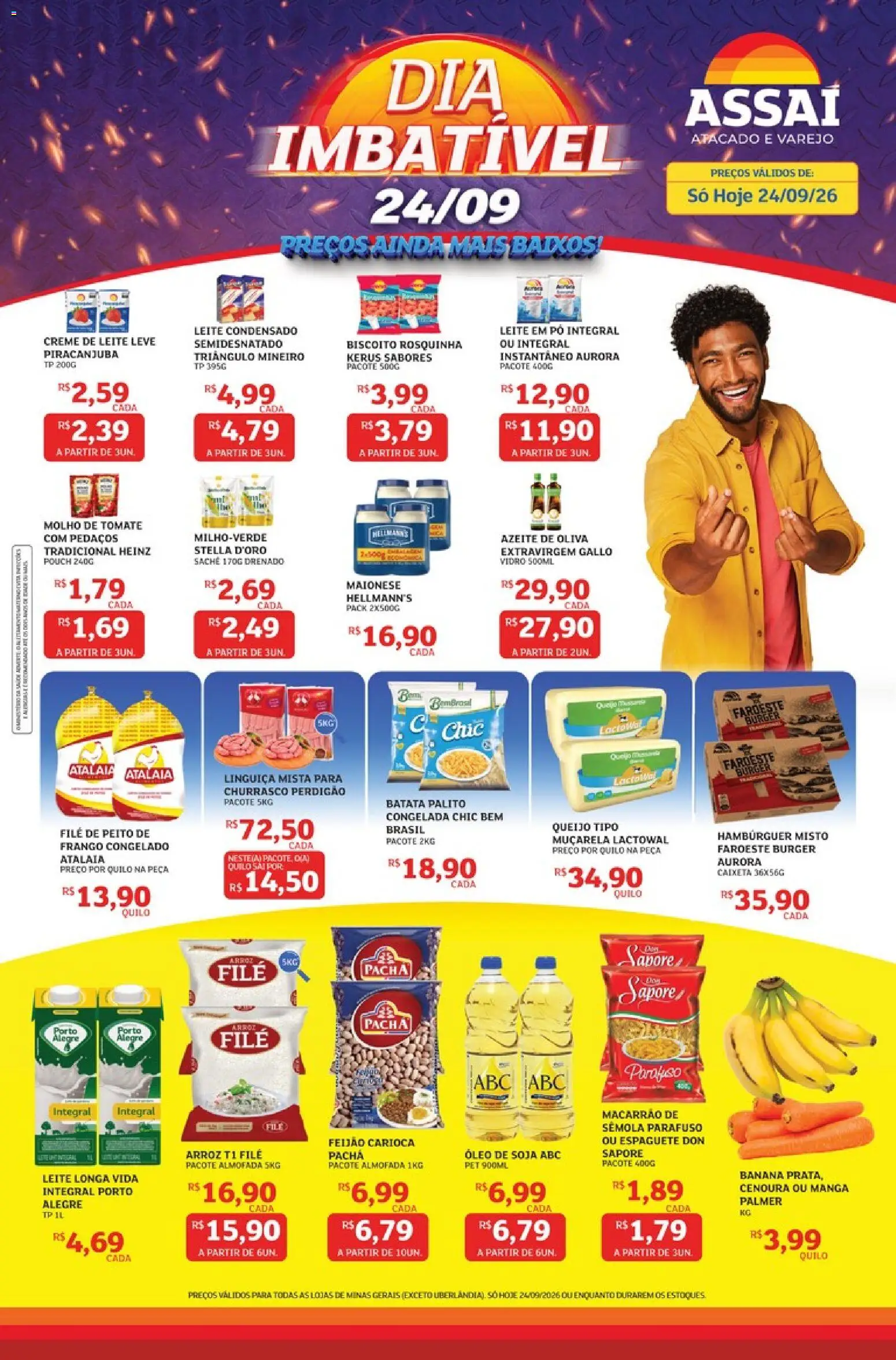 Pré-Visualização do folheto "Assaí Atacadista ofertas - MG" da loja Assaí Atacadista válido a partir de 24/09/2026