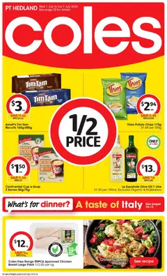 Preview of catalogue Coles catalogue PT Hedland from shop Coles valid 01/07/2026