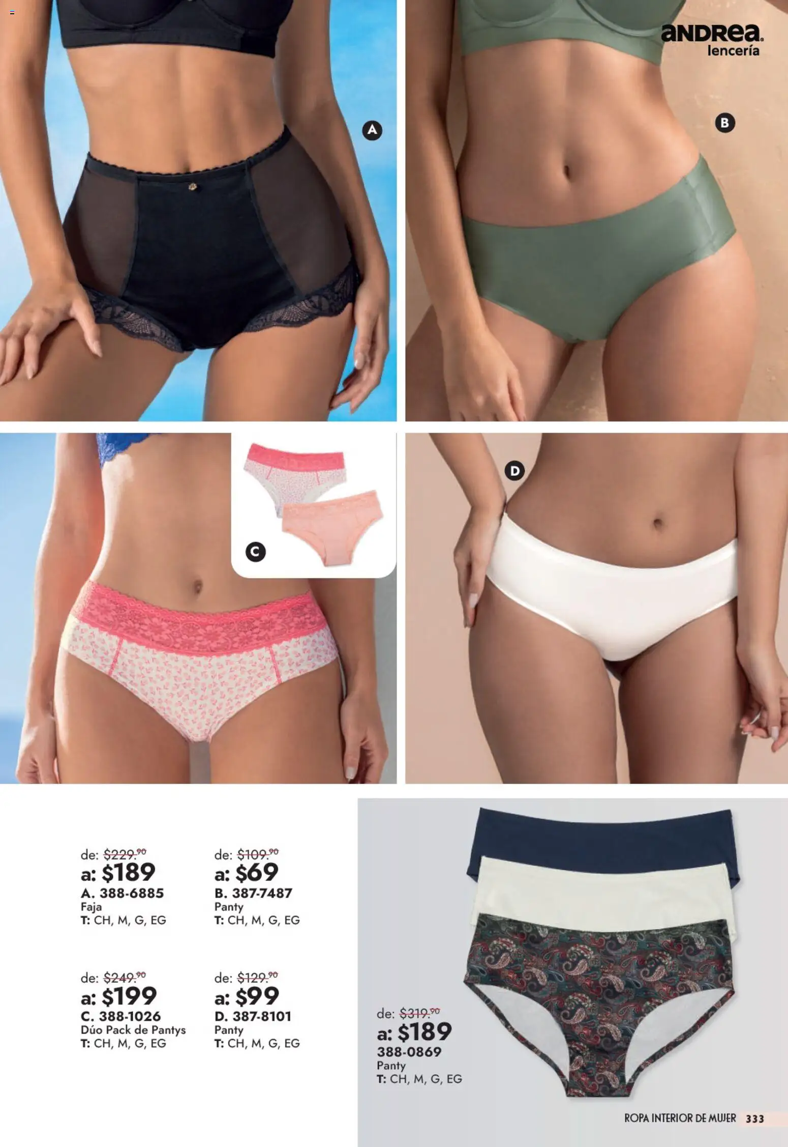 Vista previa las ofertas de la tienda Andrea - Andrea catálogo Outlet desde el 13/09/2026 