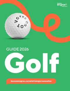 Un aperçu du dépliant Staples circulaire Guide 2026 - Golf du magasin Staples est valide à partir 13 mai 2026