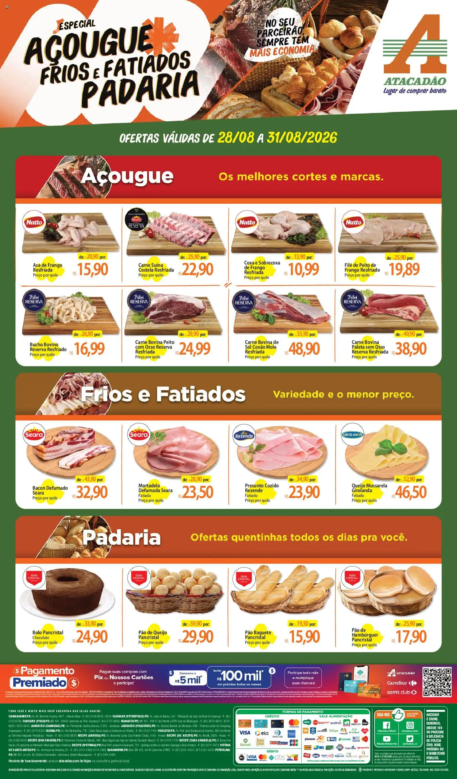 Pré-Visualização do folheto "Atacadão ofertas - PE" da loja Atacadão válido a partir de 28/08/2026