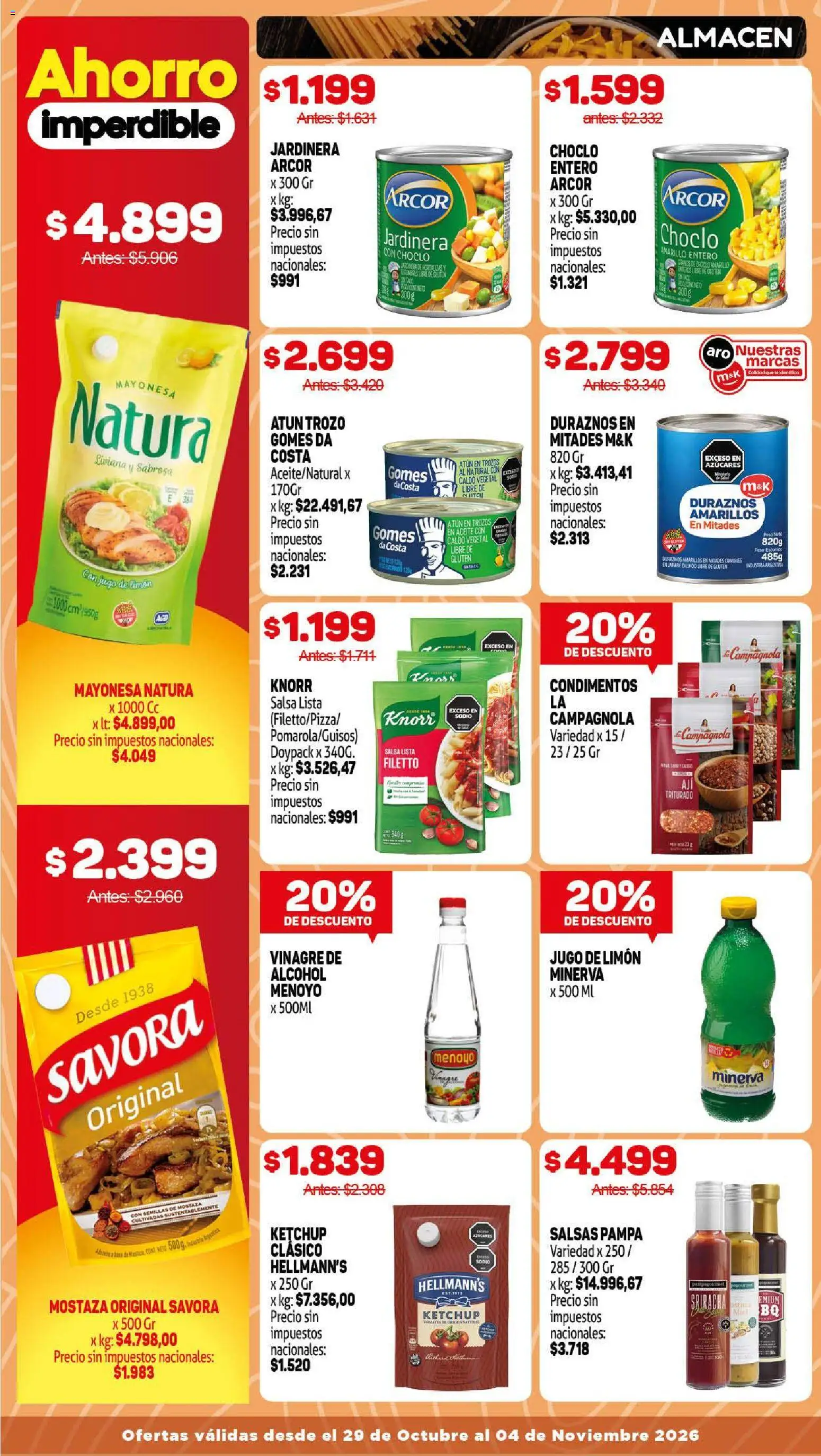 Vista previa del folleto de la tienda Makro válido desde el 29/10/2026 