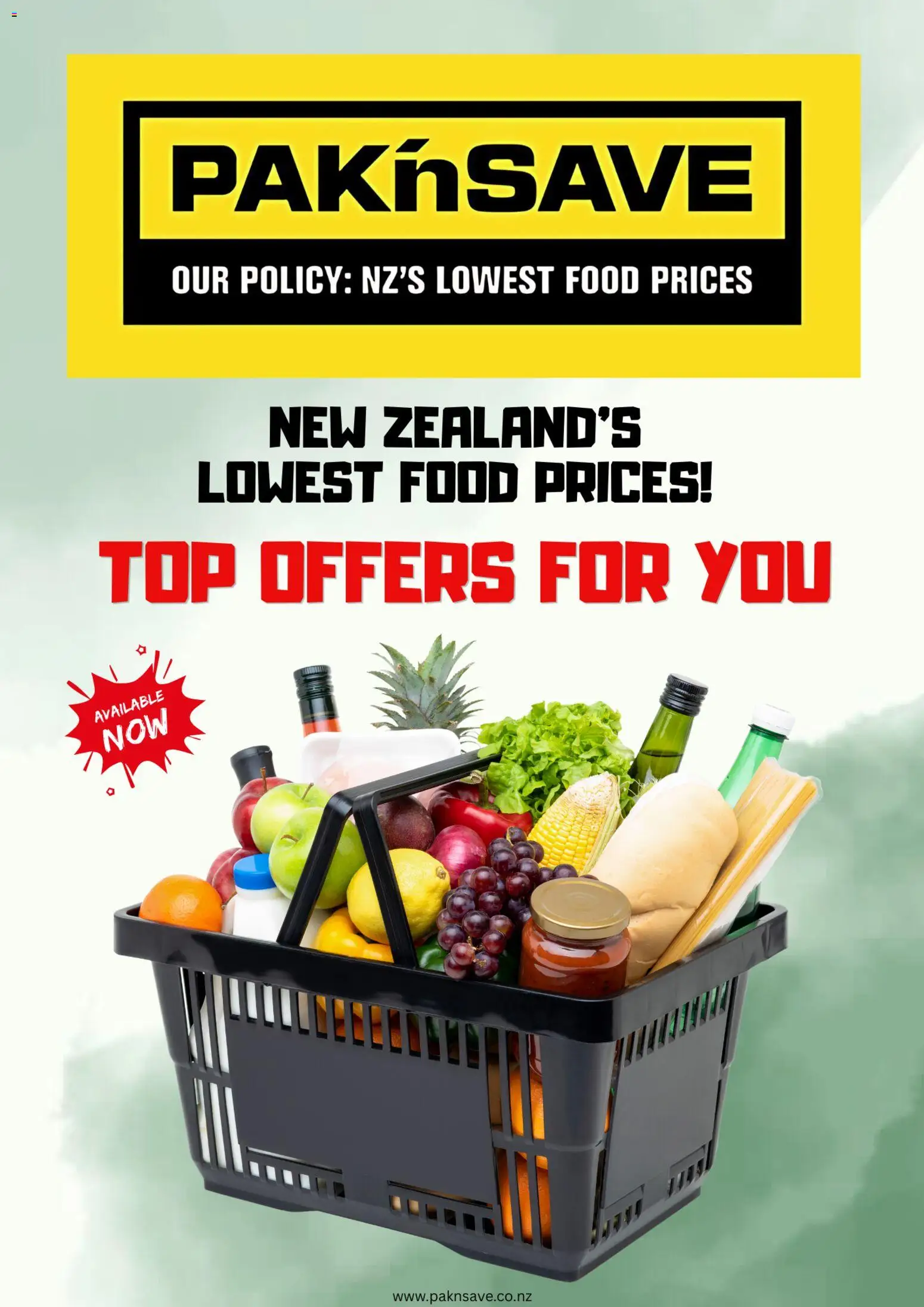 Preview of catalogue PAK’nSAVE catalogue from shop PAK’nSAVE valid 29 Jun 2026