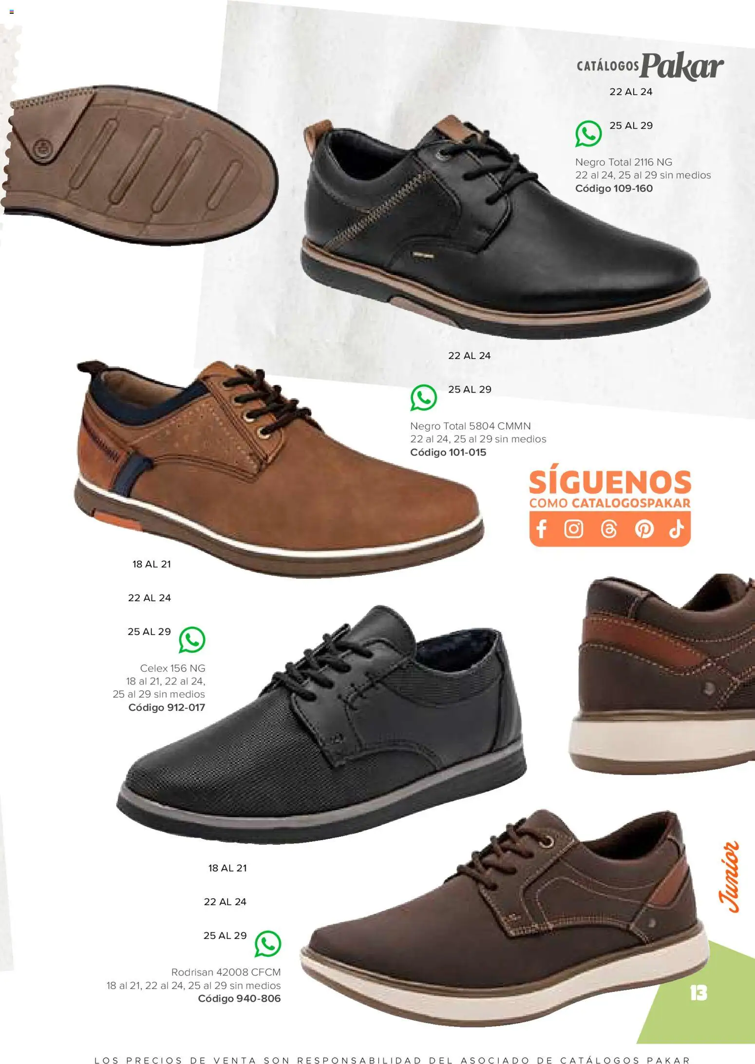 Vista previa las ofertas de la tienda SC Pakar - Catálogo Junior desde el 30/01/2026 