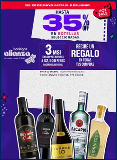 Vista previa las ofertas de la tienda Bodegas Alianza - Bodegas Alianza Hot Sale desde el 25/05/2026 