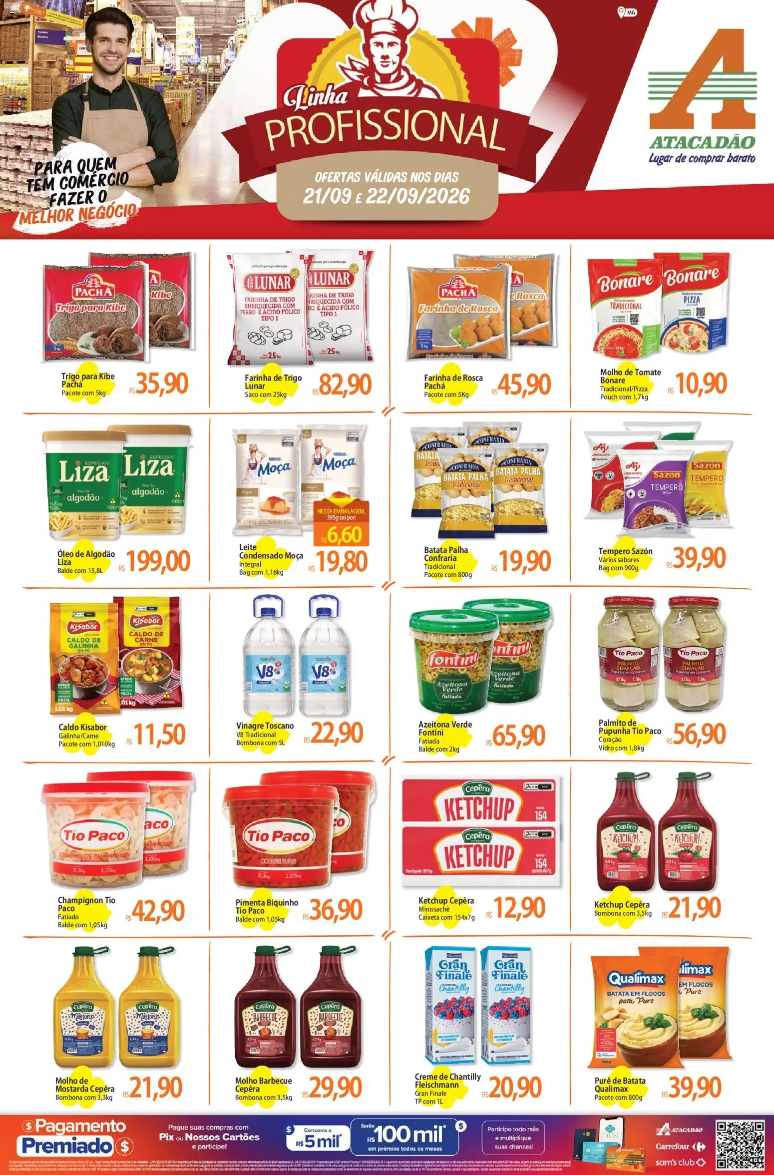 Pré-Visualização do folheto "Atacadão ofertas - MG" da loja Atacadão válido a partir de 21/09/2026
