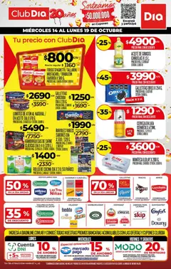 Vista previa del folleto de la tienda Dia válido desde el 14/10/2026 