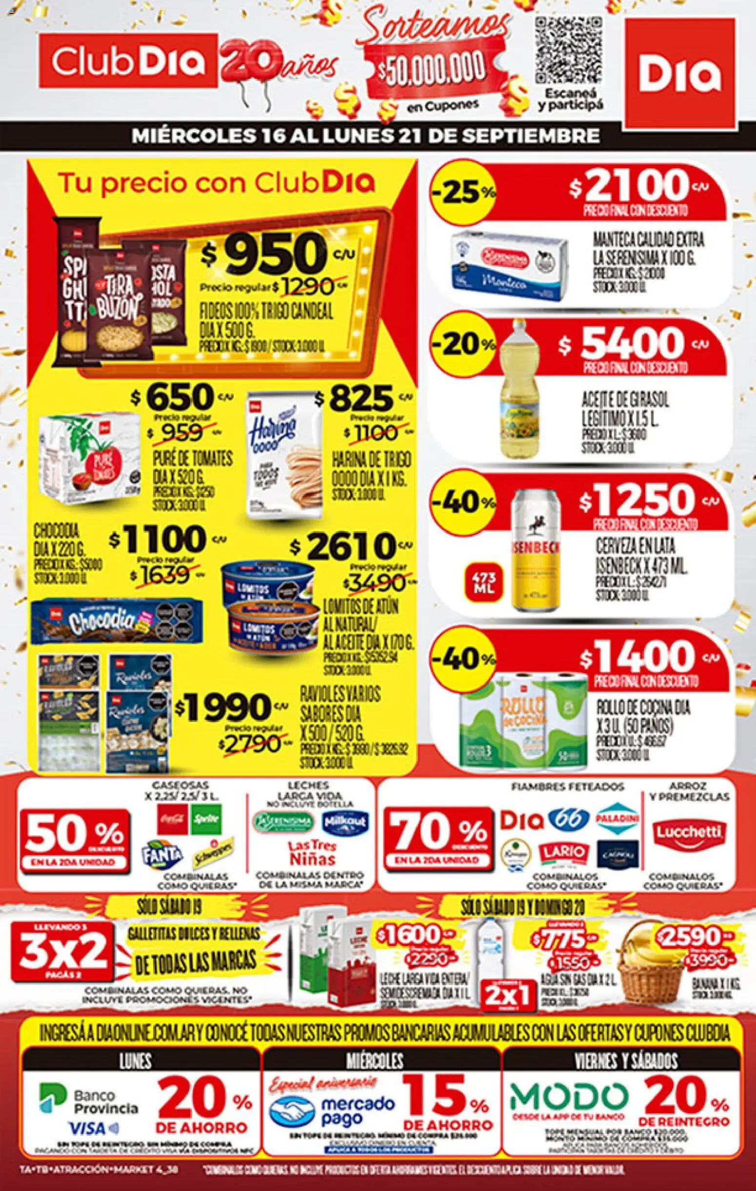 Vista previa del folleto de la tienda Dia válido desde el 16/09/2026 