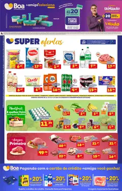 Pré-Visualização do folheto "Boa Supermercados - Ofertas da semana" da loja Boa Supermercados válido a partir de 16/10/2026